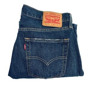 Levis 559 Relaxed Straight Fit Blue Jeans Mens 34 x 28‎ More Room in Seat Thighs